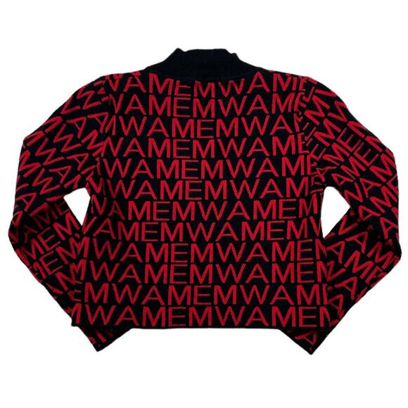 Sweater Red/Black Cropped | Size XS - Picture 2 of 3